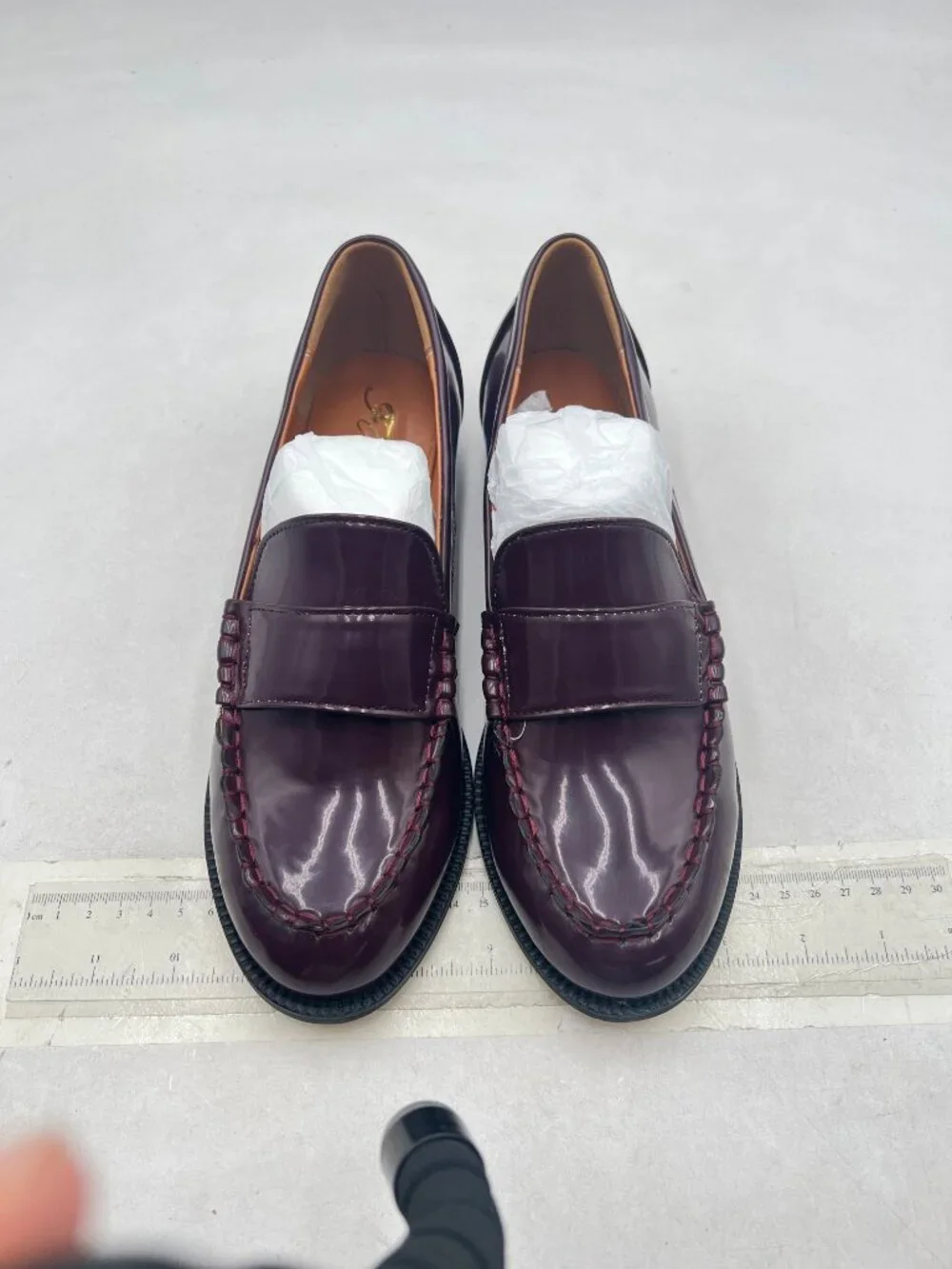 FOWT Maroon Men Stylish Round Toe Slip On Comfortable Loafer Comfy Low Heel Shoe